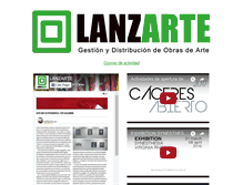 Tablet Screenshot of lanzarte.net