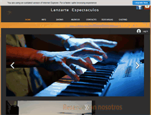 Tablet Screenshot of lanzarte.com